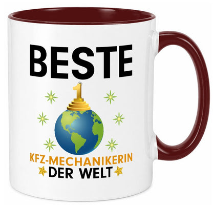 Welt Beste KFZ-Mechanikerin | Mechaniker KFZ Geschenk Humor Geschenkidee Tasse