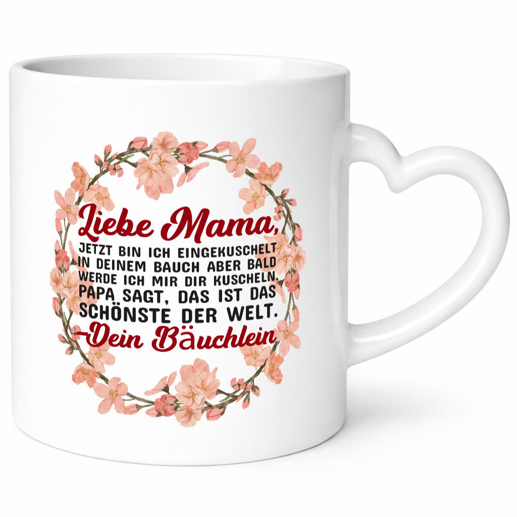 Liebe Mama | Schwangerschaft Tasse Baby süß Humor Familie Geschenkidee