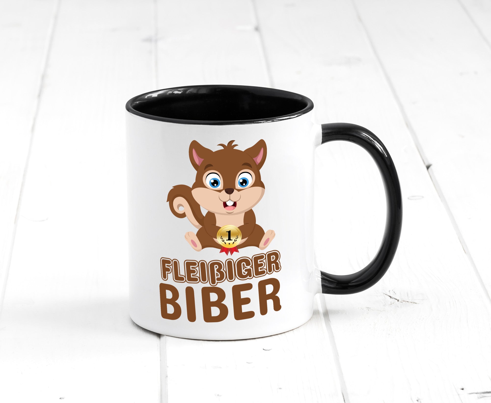 Fleißiger Biber | Motiv Tasse Kinder Geburtstag lustig Geschenkidee Geschenk