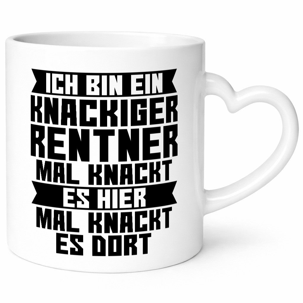 Ein knackiger Rentner | Ruhestand Ruhegenuss lustig Jubiläum Geschenk Tasse