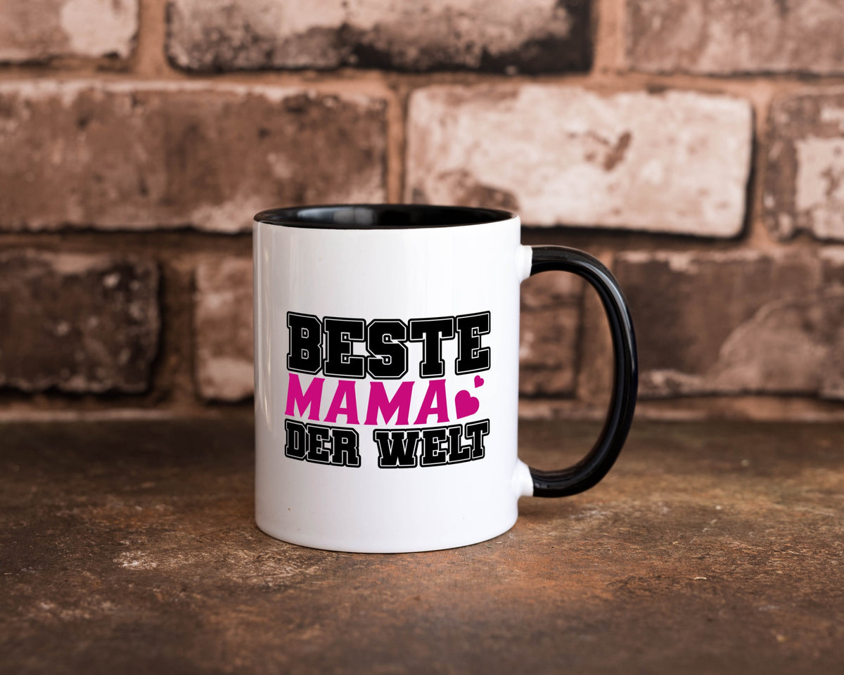 Beste Mama Geschenk Familie Geschenkidee lustiger Spruch Tasse