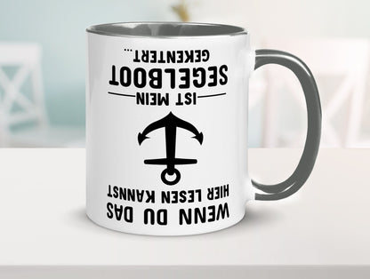 Segler Tasse | Segelboot Humor Kapitän Spruch Witz Geschenkidee