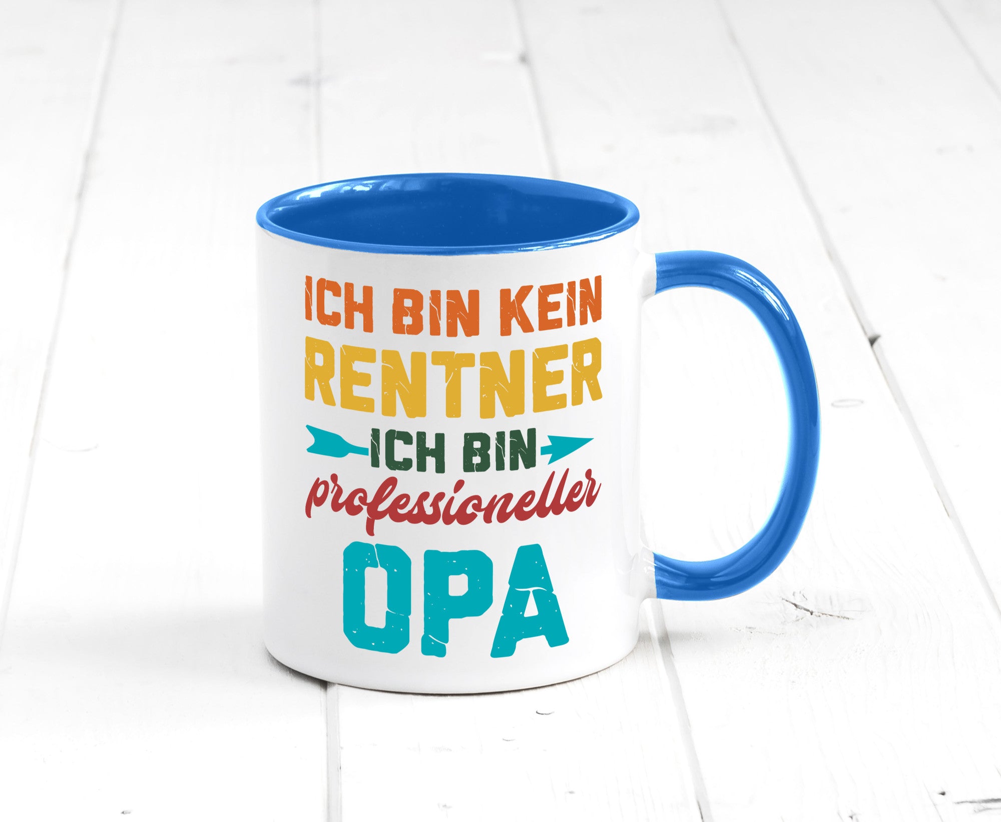 Ich bin Professioneller Opa | Rentner Großvater Geschenkidee Familie Humor Tasse