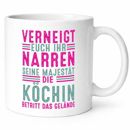 Verneigt euch: Köchin | Chefköchin Chefkoch lustiger Spruch Geschenk Arbeit