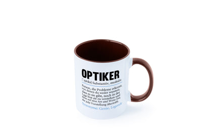 Optiker | Spruch Augenoptiker Beruf Humor v2 lustiger Geschenk Arbeit Kollegen