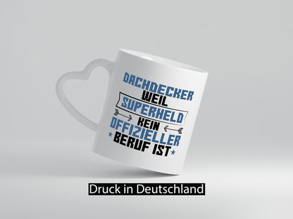 Superheld Dachdecker | Dachbau Hausbau lustiger Spruch Geschenk Humor