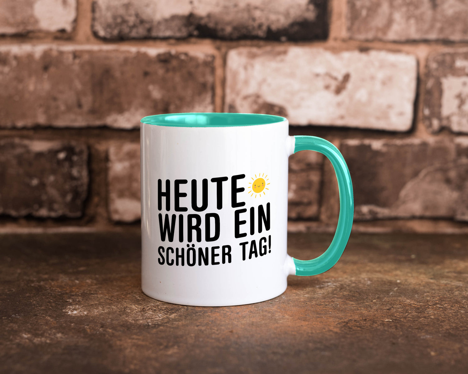 Heute wird ein schöner Tag | Motivation Positive Gedanken lustig Humor