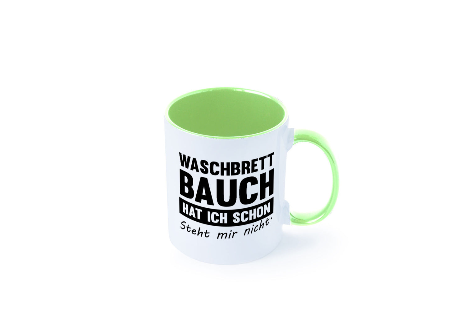 Waschbrettbauch steht mir nicht | Sixpack Gym lustiger Spruch Geschenk Humor