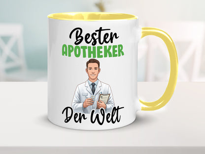 Bester Apotheker | Apotheke Pharmazie v2 Humor Geschenkidee Tasse