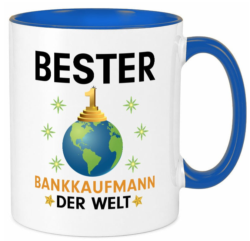 Welt Bester Bankkaufmann | Kaufmann Bank Kaufleute lustiger Spruch Geschenk Tasse