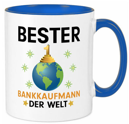 Welt Bester Bankkaufmann | Kaufmann Bank Kaufleute lustiger Spruch Geschenk Tasse