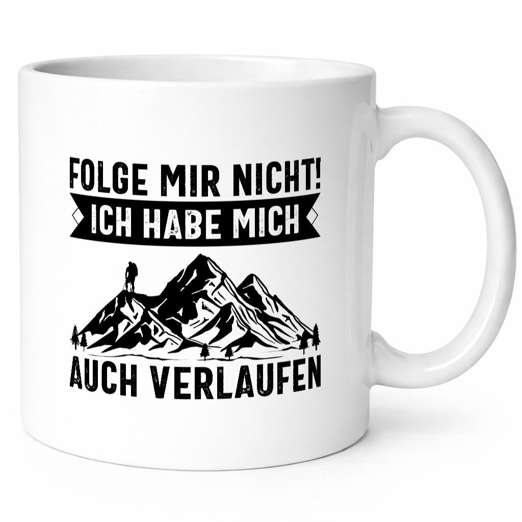Nicht folgen, verlaufen | Wanderer Berge lustiger Spruch Geschenk Humor
