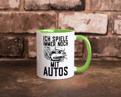 Spiele noch mit Autos | Werkstatt Werkzeug Mechaniker lustiger Spruch Geschenk