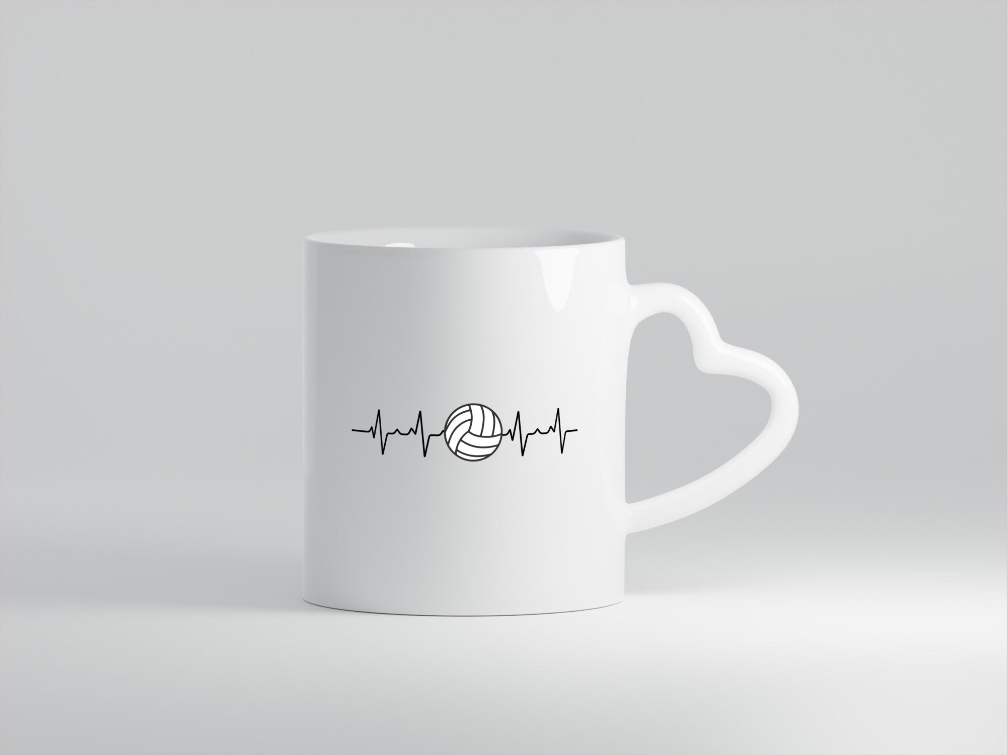 Volleyball Herzschlag | Motiv Sport Ballsport Team lustiger Spruch Geschenk