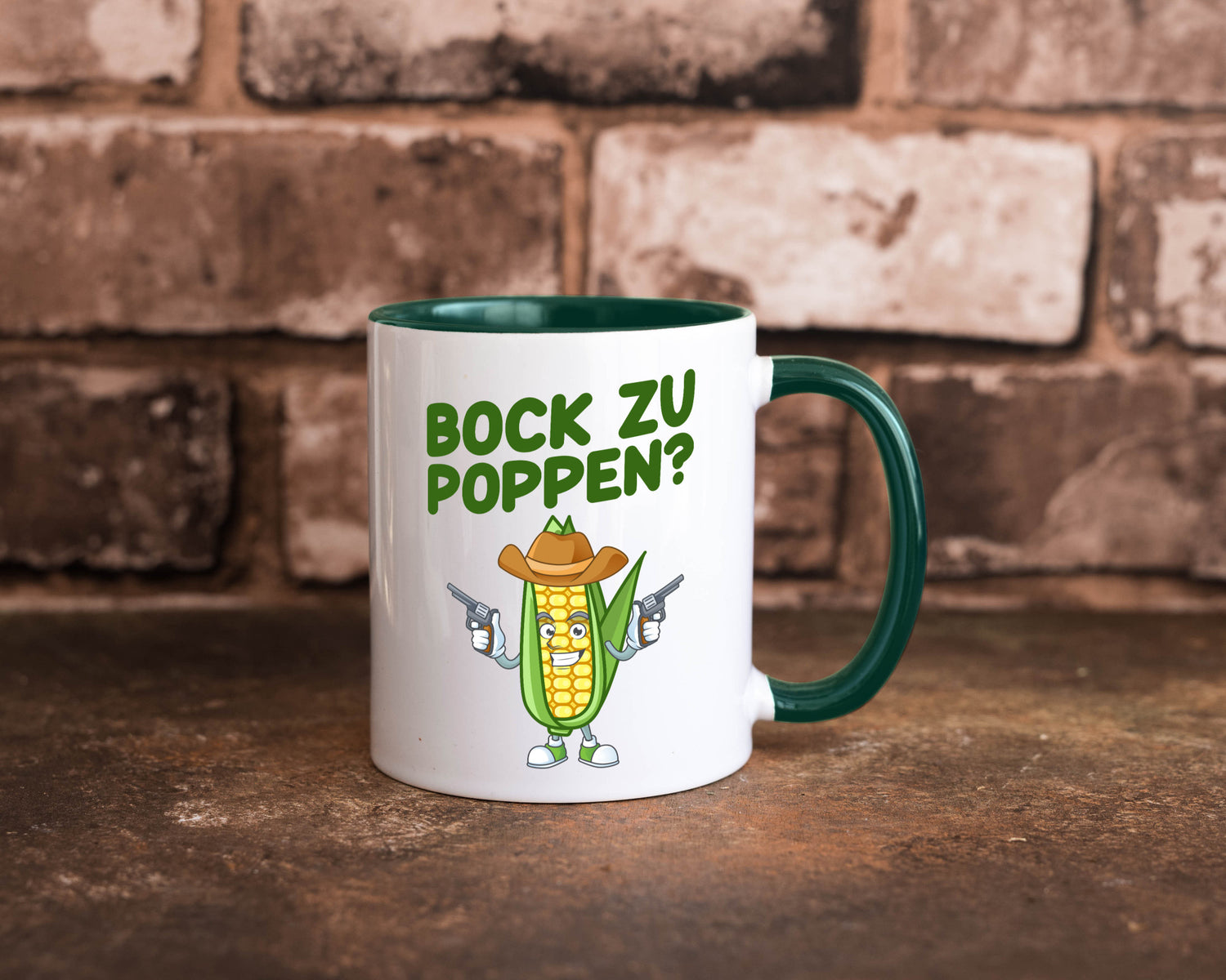Bock auf Poppen | Mais Lustig Geschenk Humor Geschenkidee lustiger Spruch Tasse