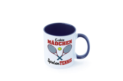 Echte Mädchen Spielen Tennis | Sport Geschenkidee Humor Tasse