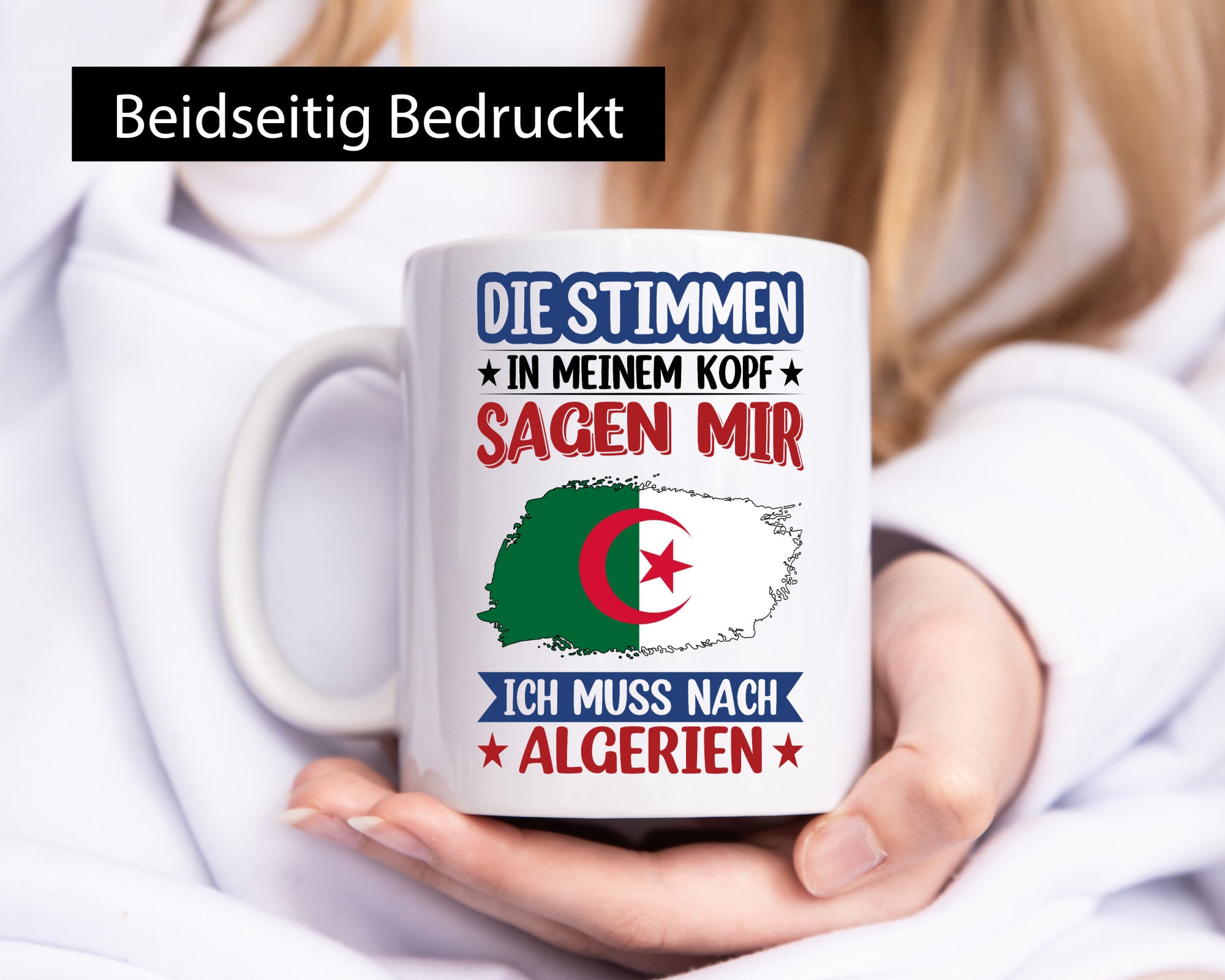 Algerien | Urlaub Stimmen in meinem Kopf Traumland Geschenk Humor Geschenkidee