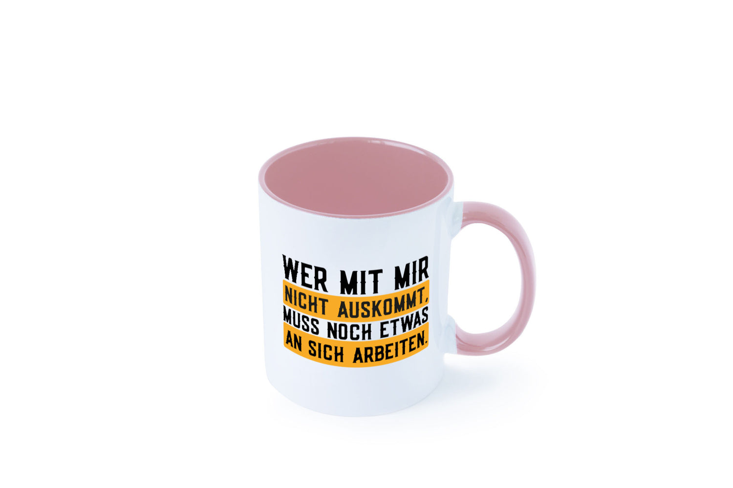 Wer mit mir nicht auskommt | Selbstbewusst lustiger Spruch Geschenk Humor