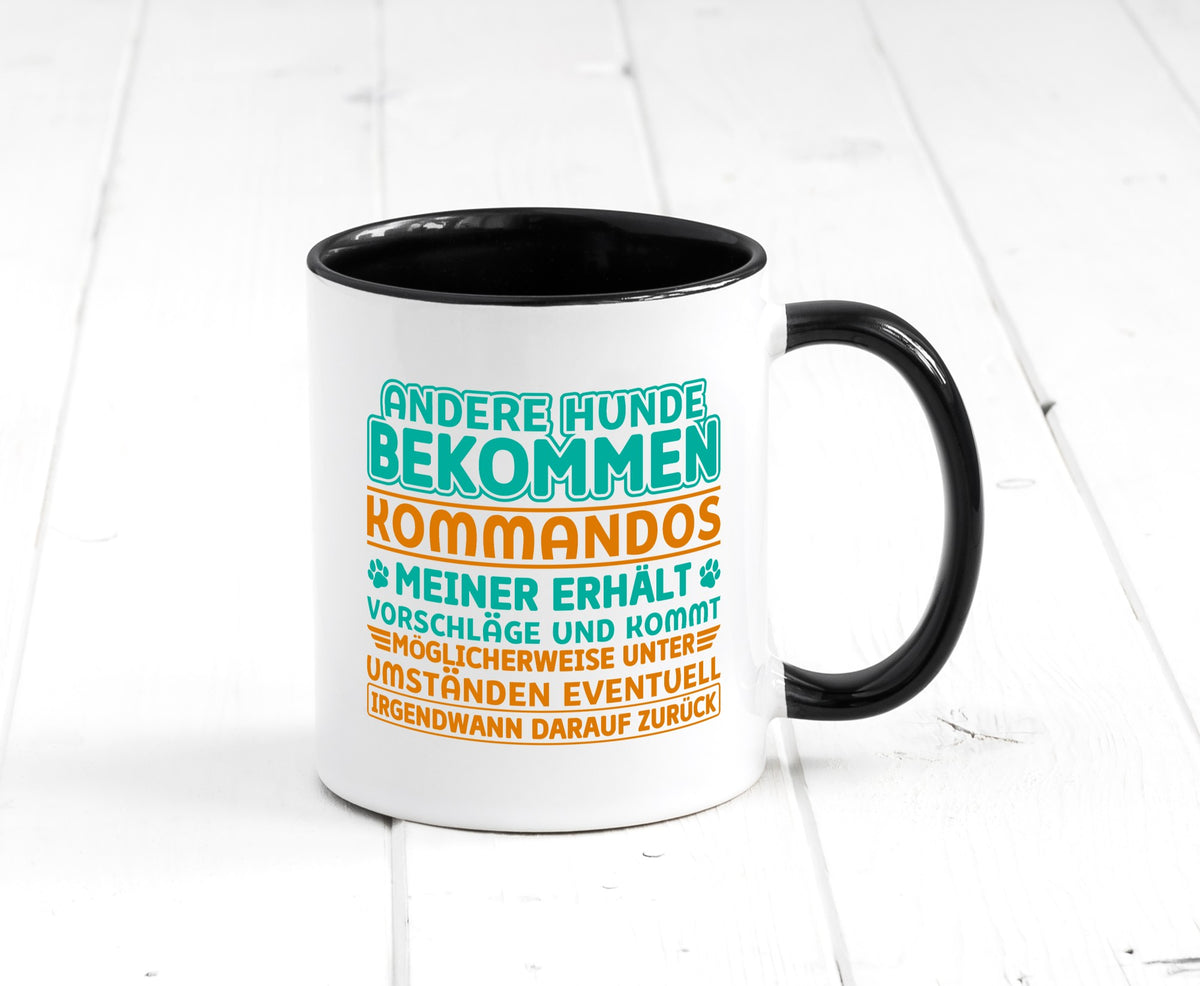 Hunde Training | Hundebesitzer Tasse Hundekommando vl10 Geschenk Tierliebhaber