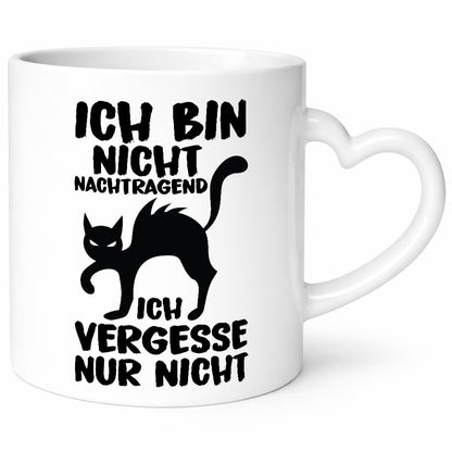 Ich vergesse nur nicht | Nachtragend böse Katze Comic Geschenk Tierliebhaber