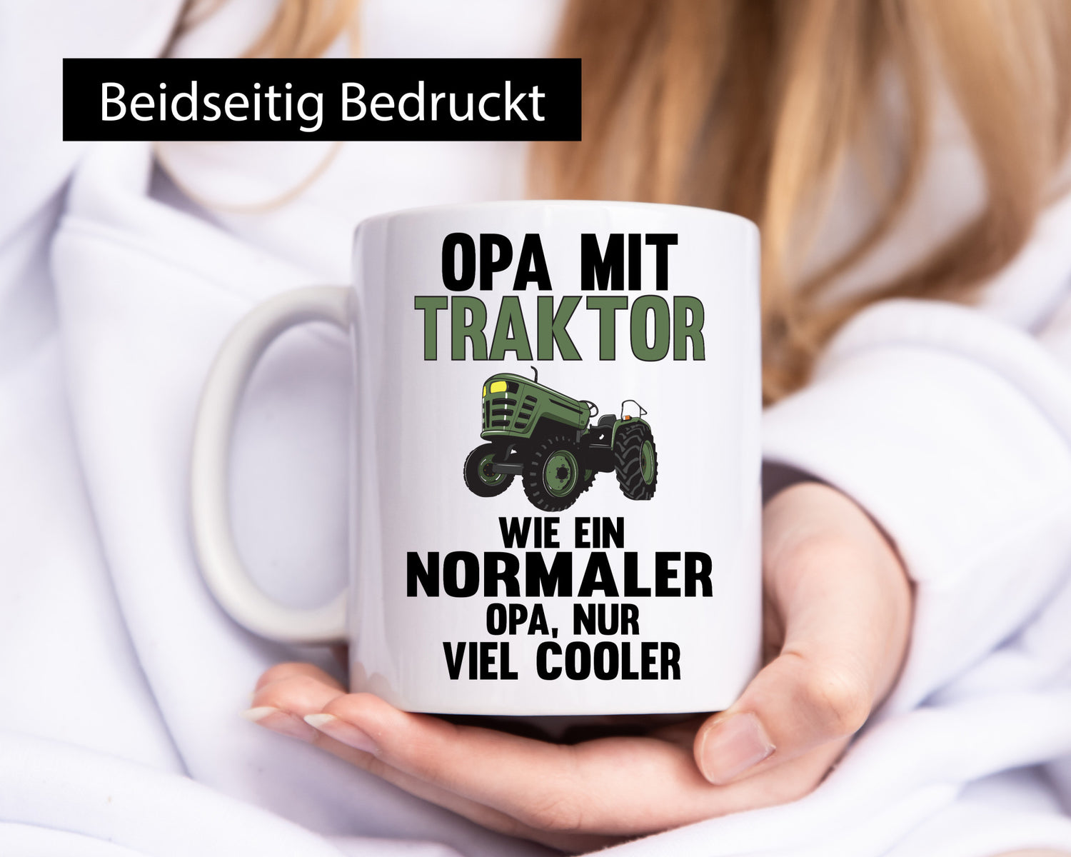 Opa mit Traktor, wie normal,nur cooler | Traktor Geschenkidee Familie Humor