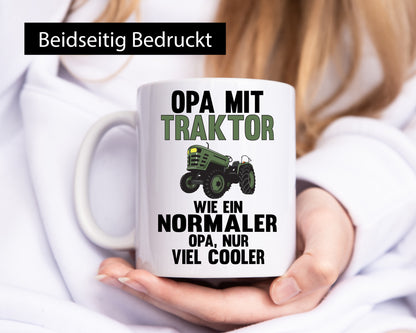 Opa mit Traktor, wie normal,nur cooler | Traktor Geschenkidee Familie Humor