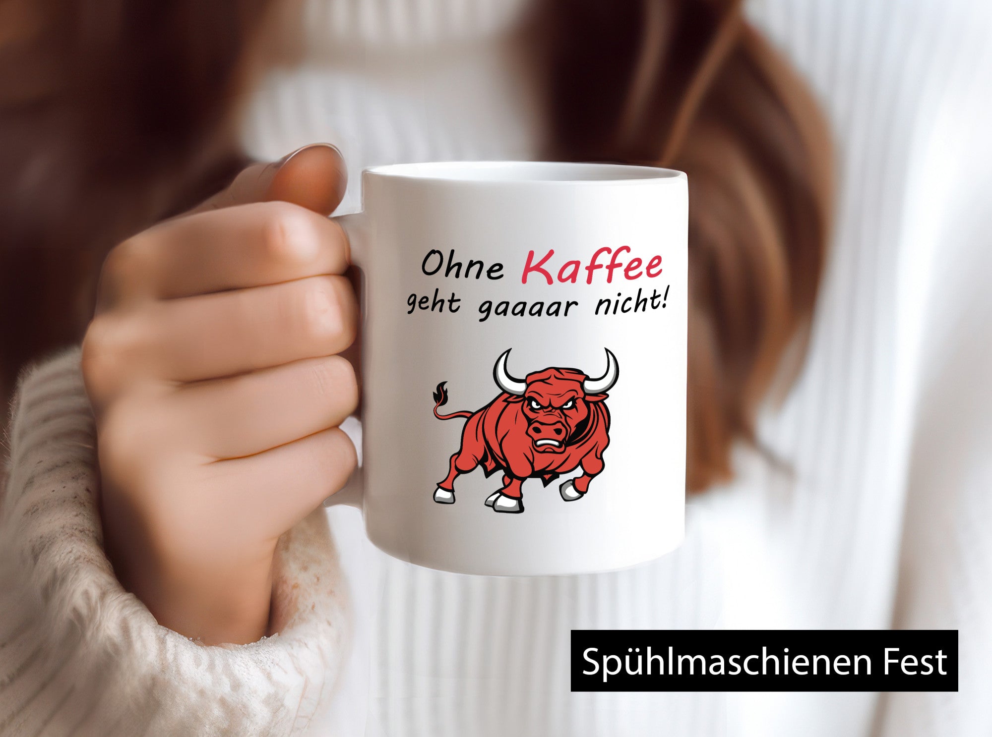 Ohne Kaffee geht gar nicht! | Schlechte Laune lustiger Spruch Geschenk Humor