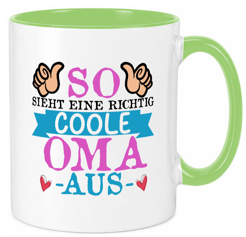 So sieht eine richtig Coole Oma aus | Großmutter Humor Familie Geschenkidee