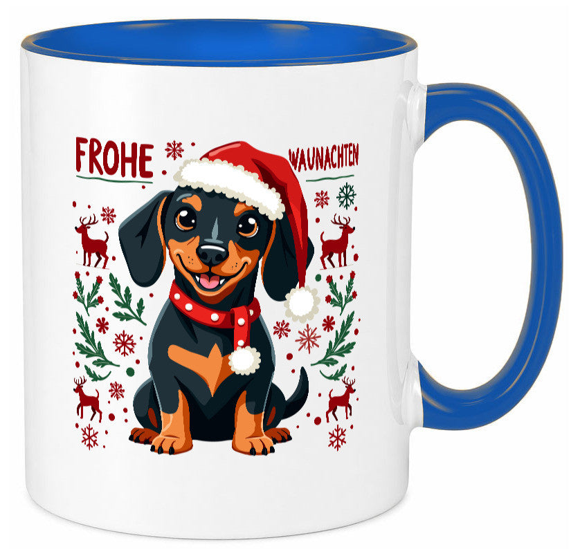 Frohe Waunachten | Ugly Christmas Weihnachtshund v2 Humor Tierliebhaber