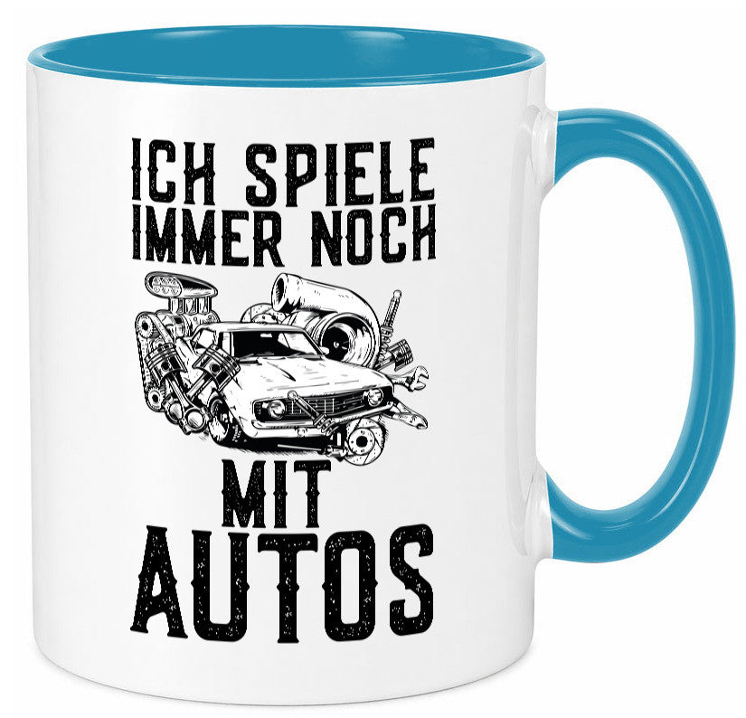 Spiele noch mit Autos | Werkstatt Werkzeug Mechaniker lustiger Spruch Geschenk