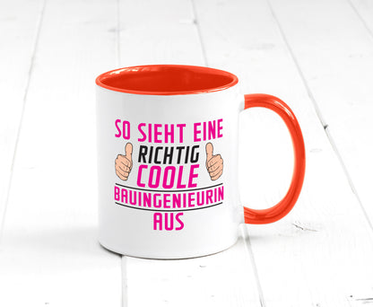 Richtig Coole Bauingenieurin | Ingenieurin lustig Humor Geschenkidee Geschenk