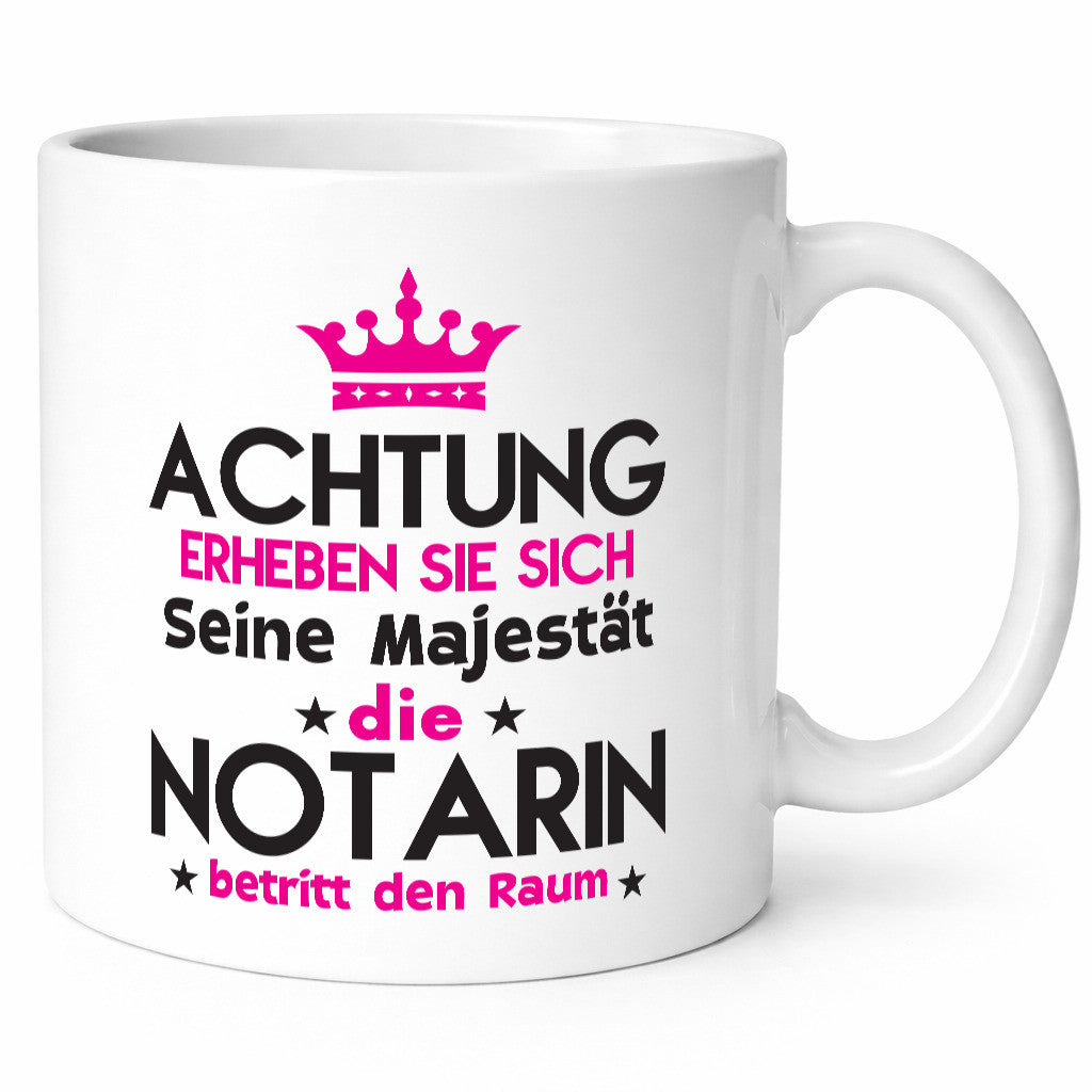 Seine Majestät Notarin | Juristin Humor Geschenkidee Tasse