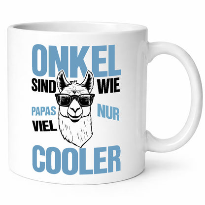 Onkel sind wie Papas | Nichte Neffe Lieblingsonkel lustig Humor Geschenkidee