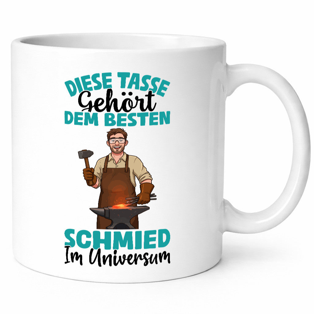 Im Universum: Schmied | schmieden lustig Humor Geschenkidee Geschenk Tasse