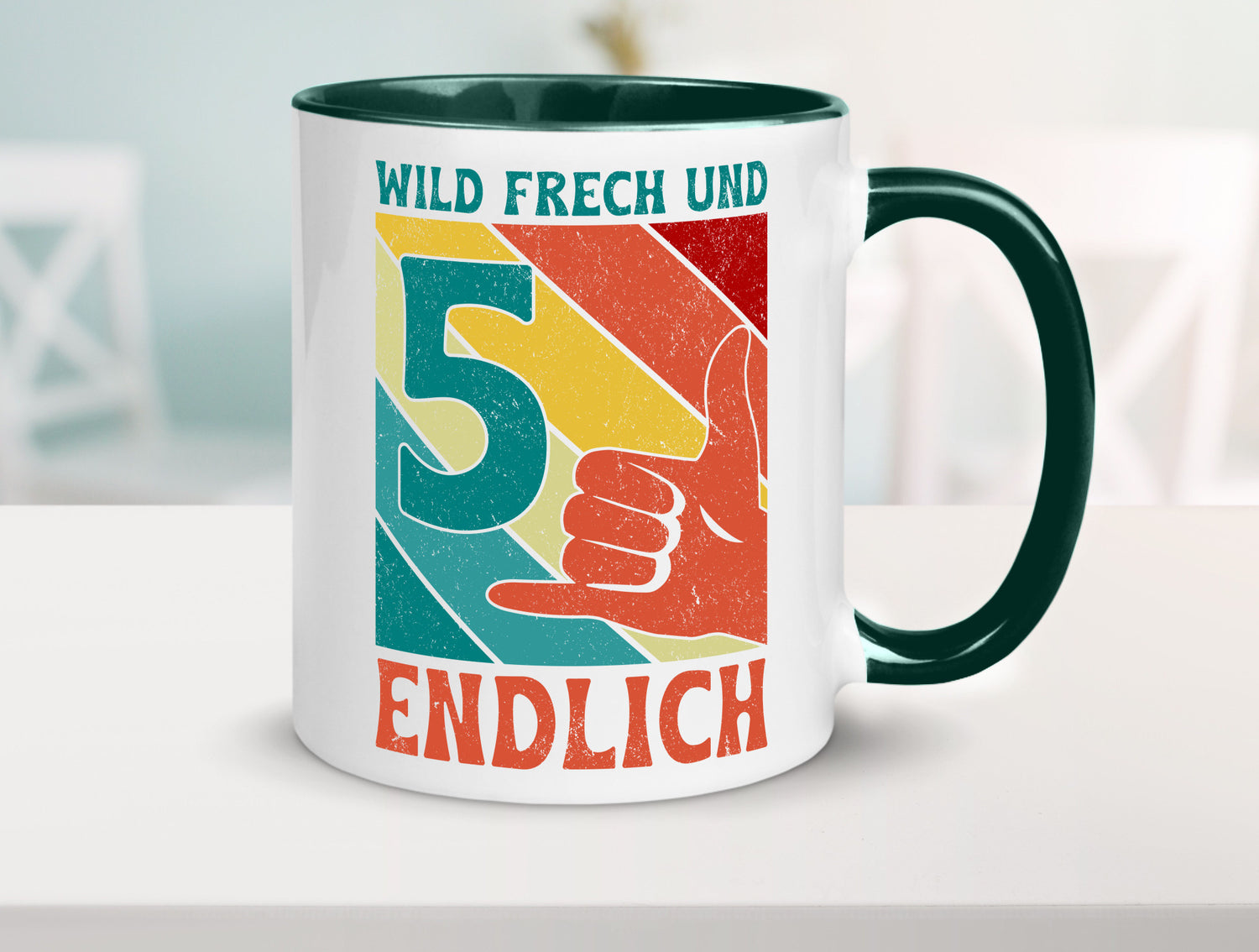 5. Geburtstag | 5 Jahre Wild und Frech Geschenk Geschenkidee lustiger Spruch