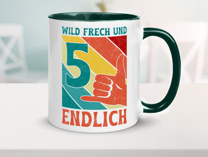 5. Geburtstag | 5 Jahre Wild und Frech Geschenk Geschenkidee lustiger Spruch