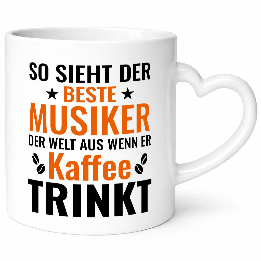 Kaffee trinkt: Musiker | Musik Musikant Geschenkidee Humor Tasse