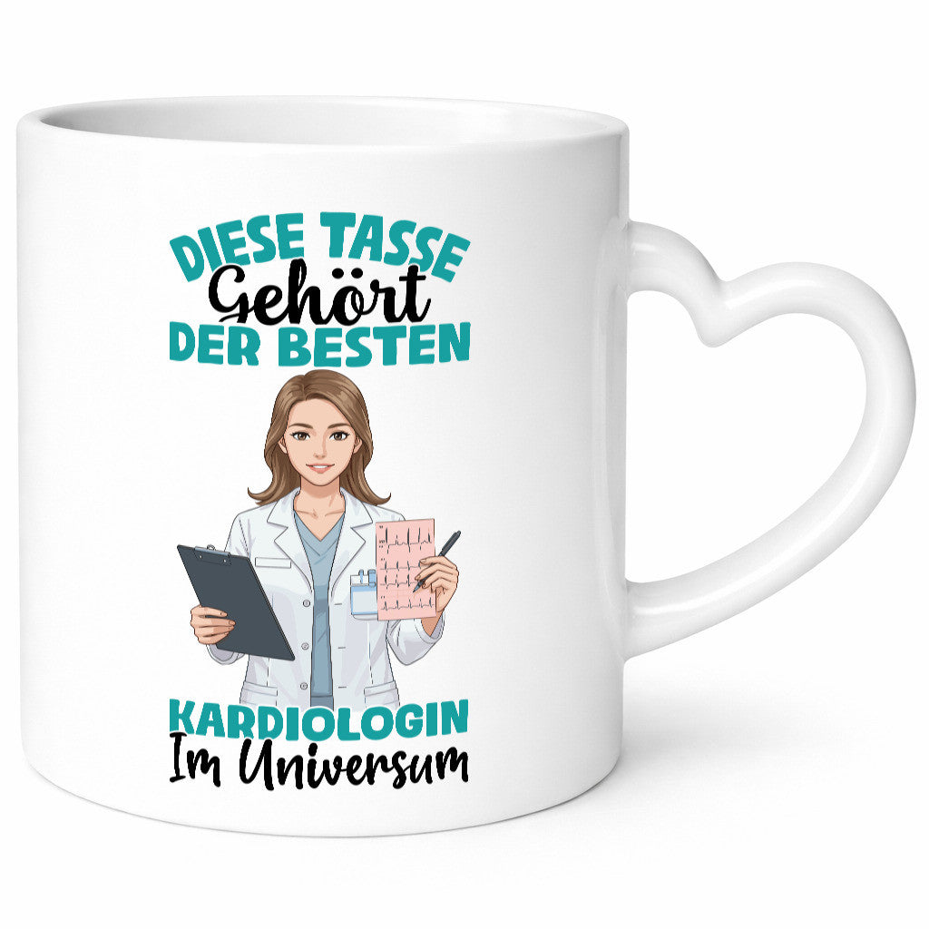 Im Universum: Kardiologin | Kardiologie Geschenkidee Humor Tasse