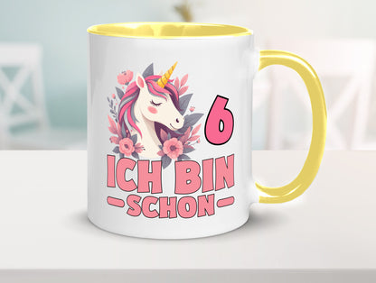 6. Geburtstag | 6 Jahre Einhorn bin schon Mädchen Geschenk Geschenkidee