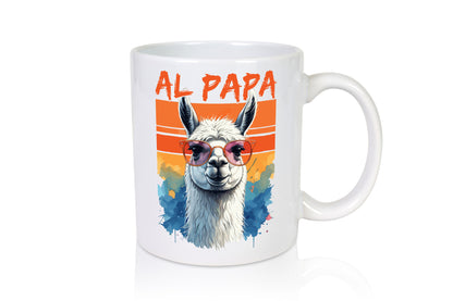 Alpapa | Lama Vatertag Vater lustig Familie Geschenkidee Geschenk Tasse