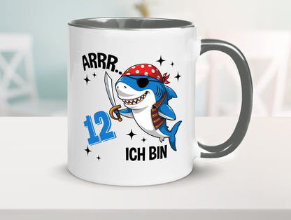 12. Geburtstag | 12 Jahre Arr Pirat Hai Piraten Geschenk Geschenkidee lustiger