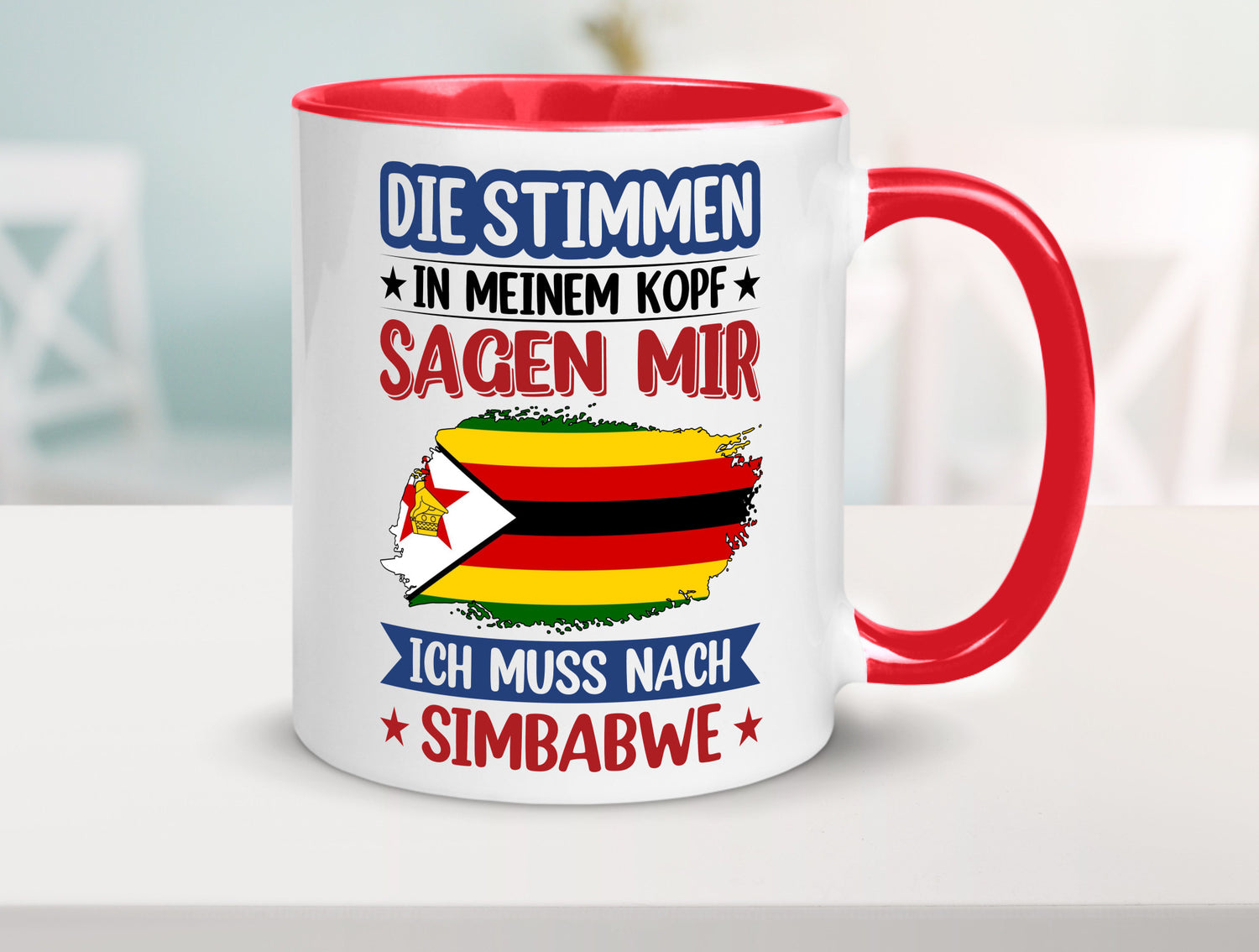 Simbabwe | Urlaub Stimmen in meinem Kopf Traumland v2 Geschenk Humor