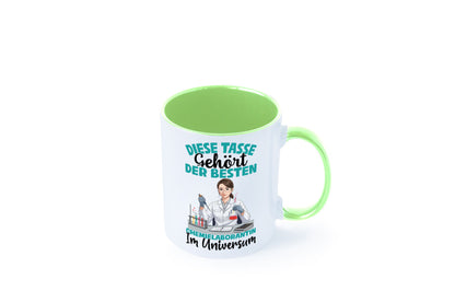 Im Universum: Chemielaborantin | Laborantin Chemie lustiger Spruch Geschenk