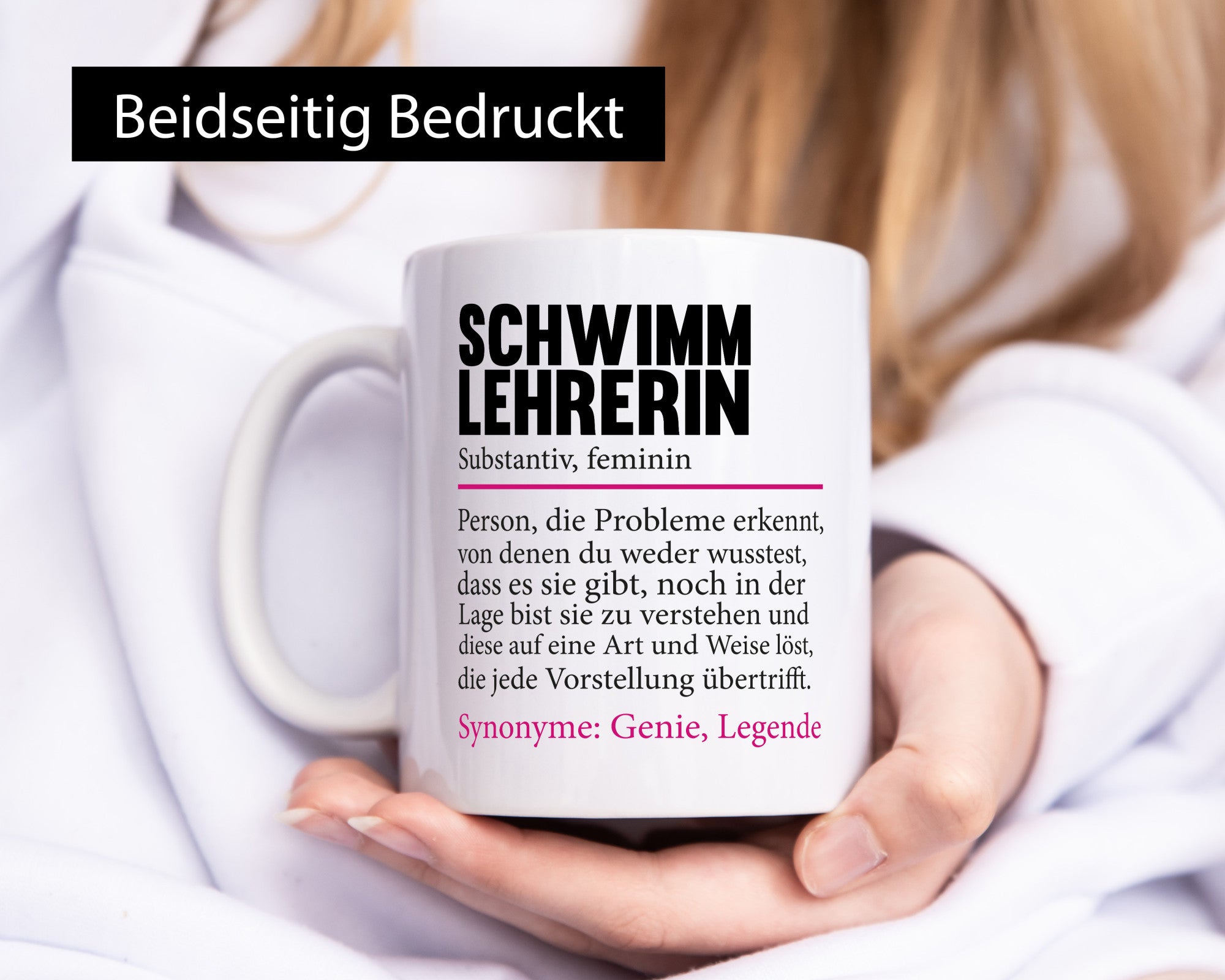 Schwimmlehrerin | schwimmen Lehrer Sport Spruch v2 Geschenk Humor Geschenkidee