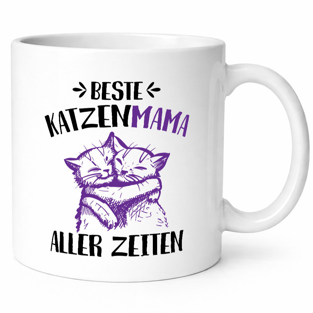 Beste Katzenmama aller Zeiten | Katze Muttertag Geschenkidee Familie Humor Tasse