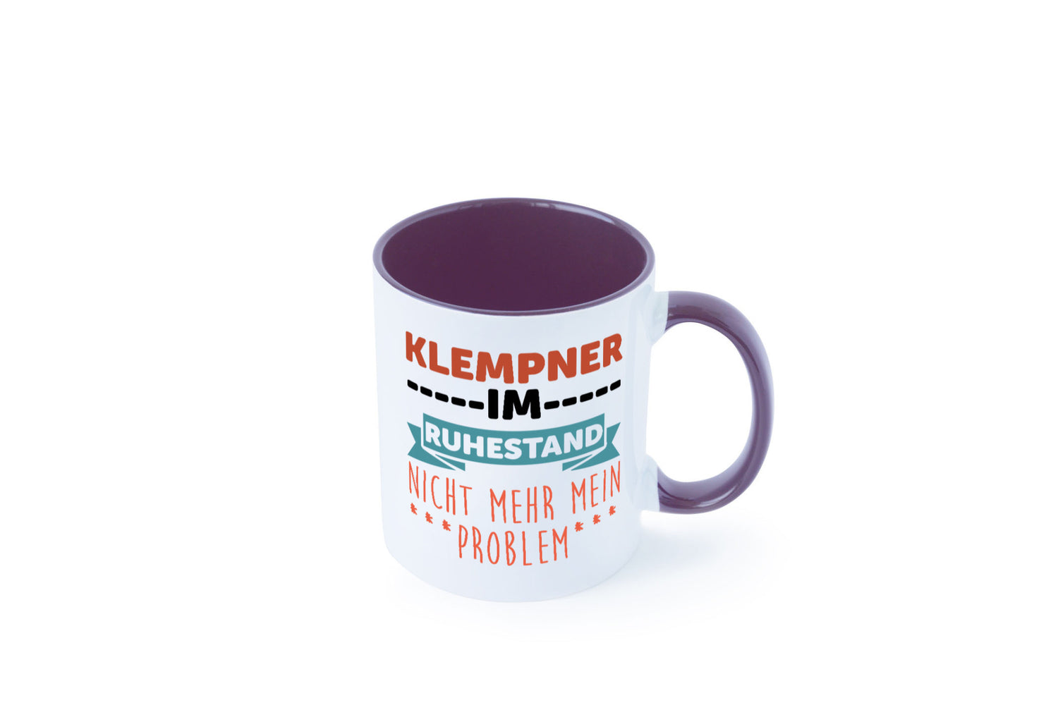 Klempner im ruhestand nicht mehr mein Problem Geschenkidee Jubiläum Humor Tasse