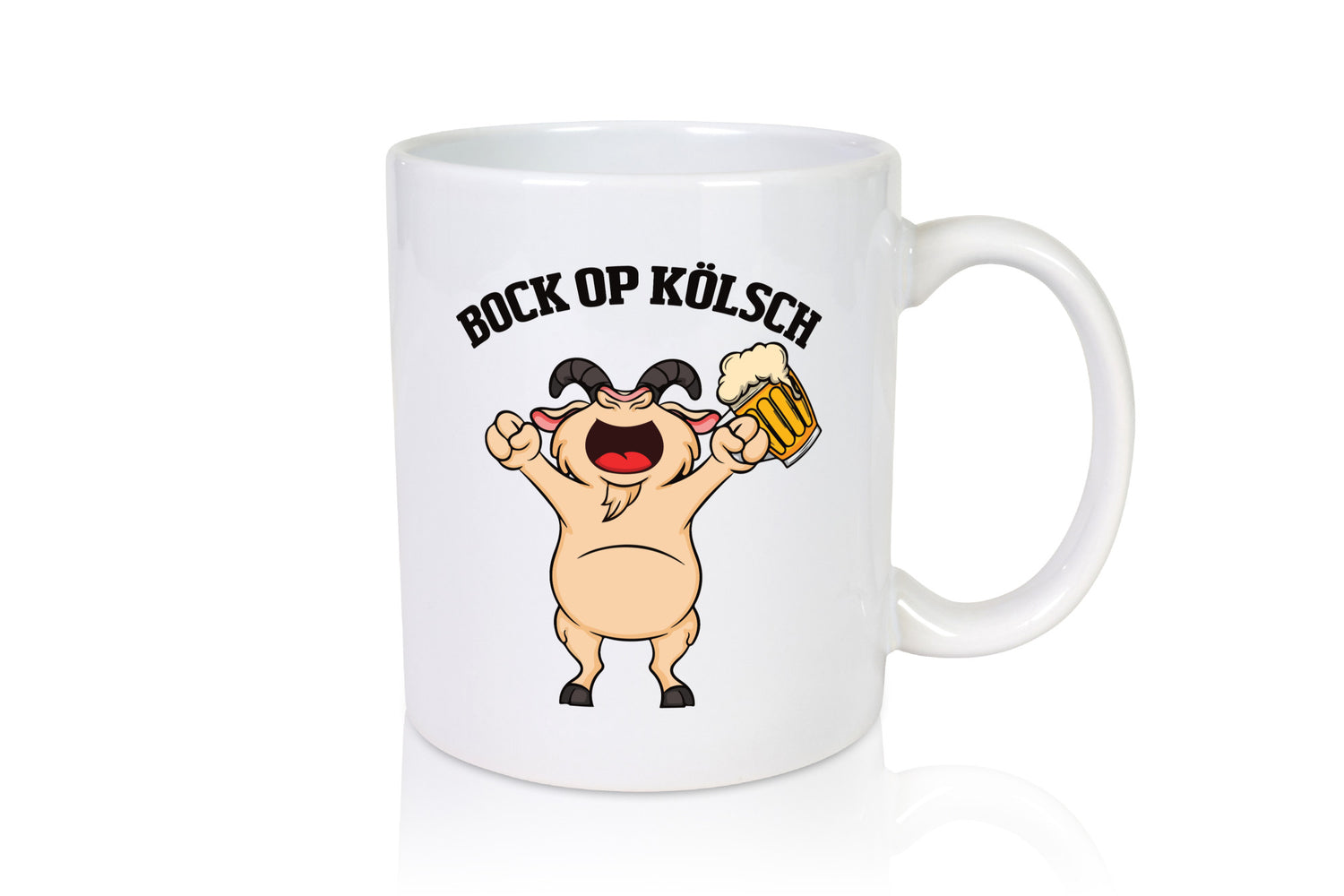 Bock op Kölsch | Schwein| Bierglas Humor Geschenkidee Tasse