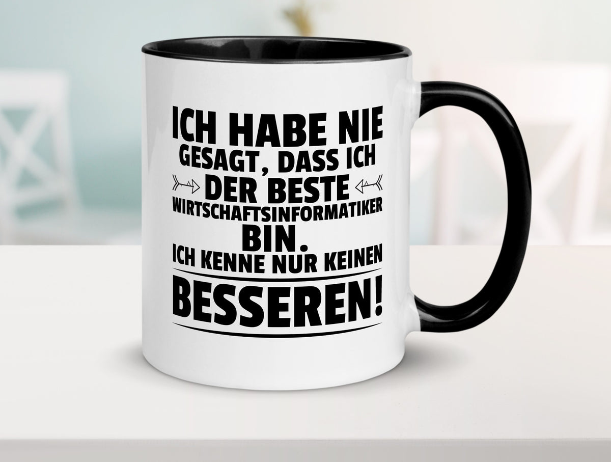 Der Beste Wirtschaftsinformatiker | Wirtschaft Informatik lustig Humor Tasse