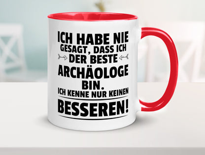 Der Beste Archäologe | Archäologie Forscher Humor Geschenkidee Tasse
