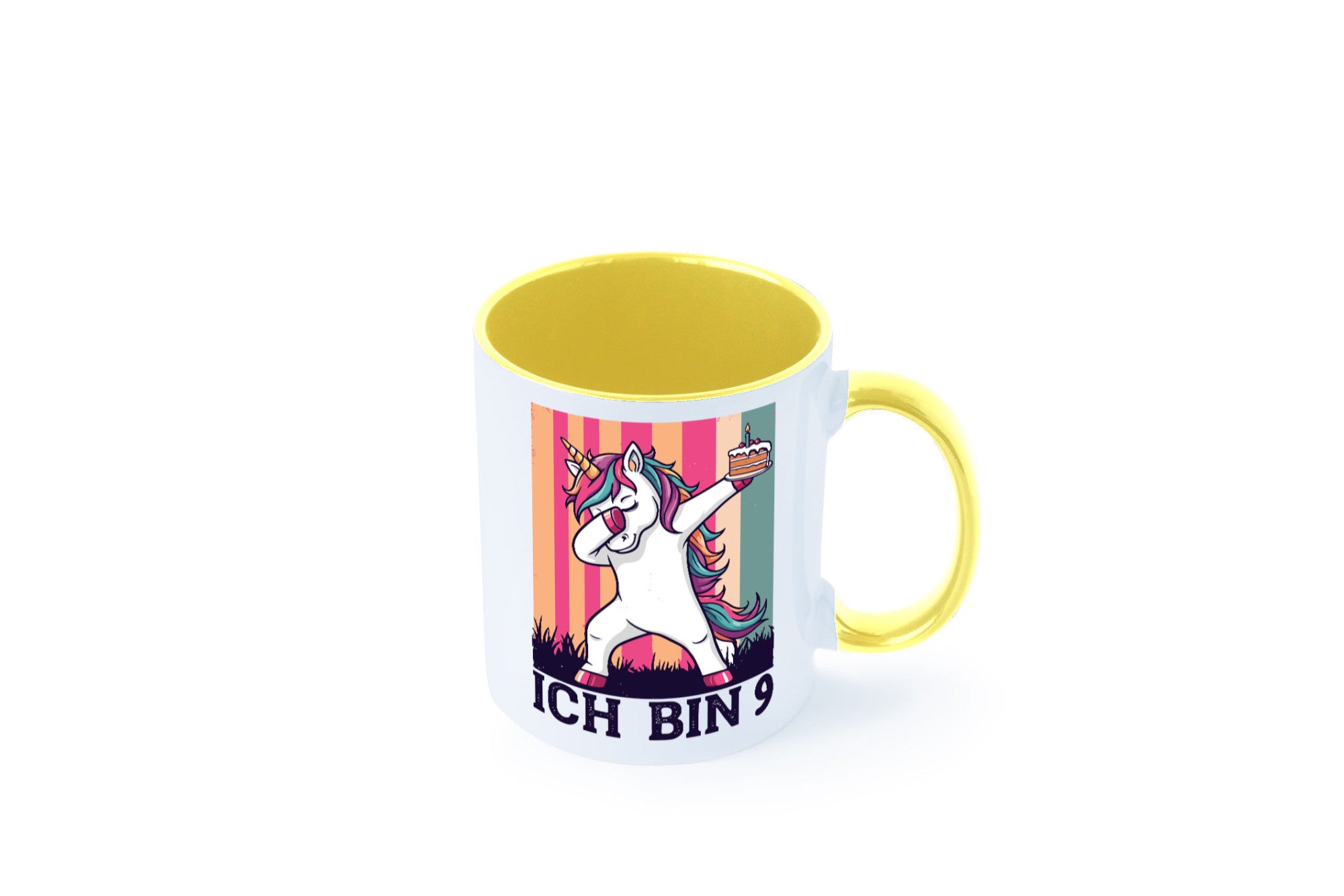 9 Geburtstag | Einhorn Damping Mädchen Humor Geschenkidee Tasse